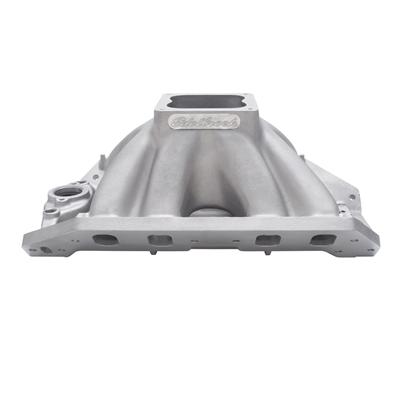 Edelbrock Manifold Big Victor II BBC w/ Edelbrock Profiler or Dart Big Chief Heads Dominator Flange thumbnail 5