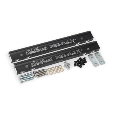 Edelbrock EFI Fuel Rail Kit SBC Pro-Flo XT for Use On 7137 Intake