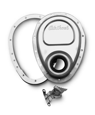 Edelbrock Two-Piece Aluminum Timing Covers