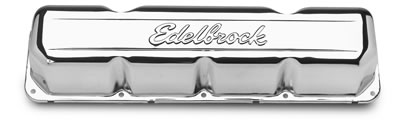 Edelbrock Signature Series Chrome Valve Covers