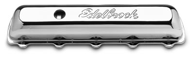 Edelbrock Valve Cover Signature Series Oldsmobile 350-455 CI V8 Chrome thumbnail 2
