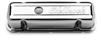 Edelbrock Signature Series Chrome Valve Covers