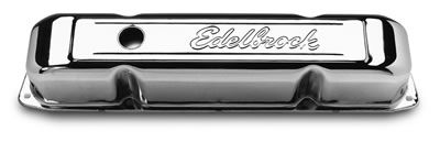 Edelbrock Valve Cover Signature Series Chrysler 1958-1979 361-440 V8 Chrome