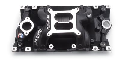 Edelbrock Performer RPM Air Gap Vortec Black thumbnail 2