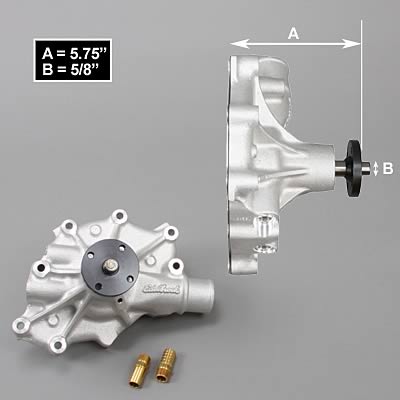 Edelbrock Water Pump High Performance Ford 1993-97 5 0/5 8L V8 F-Series Trucks thumbnail 2