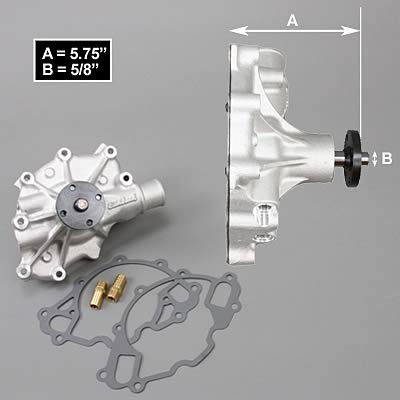 Edelbrock Water Pump High Performance Ford 1986-93 5 0L V8 Engines w/ Serpentine Belt Drive thumbnail 3