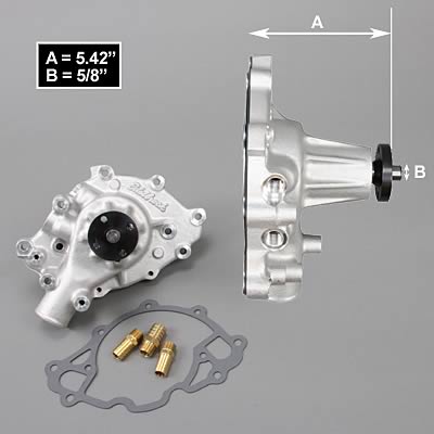 Edelbrock Water Pump High Performance Ford 1965-68 289 CI 1968-69 302 CI 1969 351W CI V8 Engines