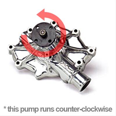 Edelbrock Water Pump High Performance Ford 1986-93 5 0L V8 Engines w/ Serpentine Belt Drive