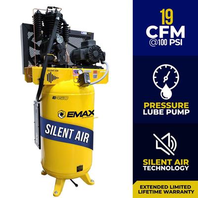 Emax Compressor ESP05V080I3-208 EMAX Industrial Plus Silent Air