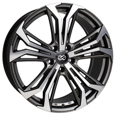 Enkei 510-285-6538AM Enkei Vortex 5 Anthracite Machined Wheels