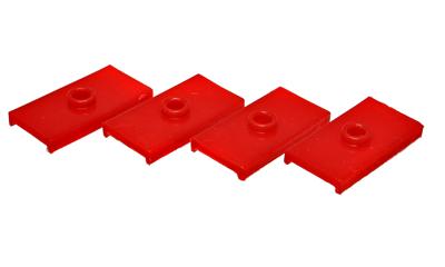 Energy Suspension 62-80 MG MGB Red Rear Leaf Spring Pad Set