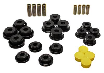 Energy Suspension 97-06 Jeep Wrangler TJ/YJ Black Front Control Arm Bushings (Must reuse OEM Outer S