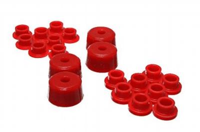 Energy Suspension Polaris Shock Bushing Upgrade Kit - Red