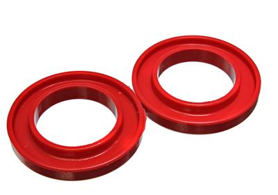 Energy Suspension Universal 3-3/16in ID 5-1/4in OD 3/4in H Red Coil Spring Isolators (2 per set)