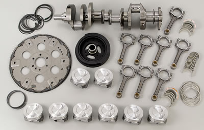 Eagle Chevy 350 3.750in Crank 5.700in I-Beam Rods -18cc 4.040in Pistons Balanced Assembly thumbnail 2