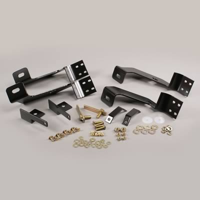 Westin 1988-1999 Chevrolet/GMC C/K Series Ext Cab Premier Oval Nerf Step Bar Mount Kit - Black thumbnail 2