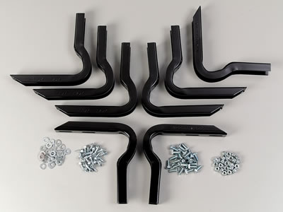 Westin 1999-2007 Chevy Silverado Classic 1500/2500LD Running Board Mount Kit - Black