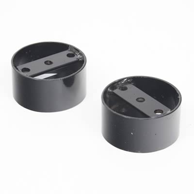 Firestone Air Bag Helper Spring Spacers WR17602366 Spacers, Steel, Natural, 2 in. Height, Axle/Leaf Mount, Pair thumbnail 2