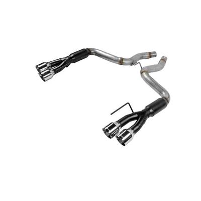 Flowmaster Outlaw Series Exhaust Systems for 2018-2023 MUSTANG - 817821 System, Series, Rear Axle-Back, 409 Stainless Steel, Natural/Black, 3 in. Diameter, Polished Tip, Ford, Kit thumbnail 2