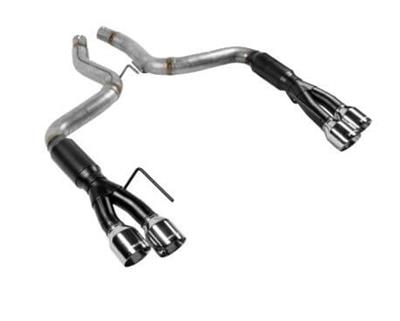 Flowmaster Outlaw Series Exhaust Systems for 2018-2023 MUSTANG - 817821 System, Series, Rear Axle-Back, 409 Stainless Steel, Natural/Black, 3 in. Diameter, Polished Tip, Ford, Kit thumbnail 3