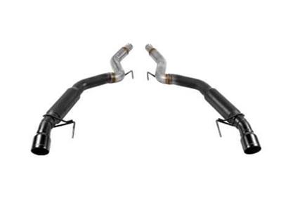 Flowmaster Outlaw Series Exhaust Systems for 2015-2023 MUSTANG - 817823 System, Series, Rear Axle-Back, 409 Stainless Steel, Natural/Black, 3 in. Diameter, Black Ceramic Coated Tip, Ford, Kit thumbnail 4