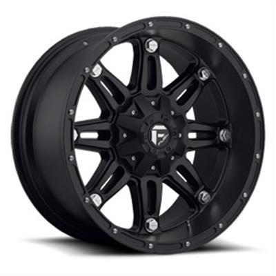Fuel Off-Road Hostage D531 Series Matte Black Wheels 20x9 Wheel, Hostage, 20 x 9, Aluminum, Black, 6 x 120mm Bolt Pattern, +19mm Offset, 5.750 in. Backspace, Each