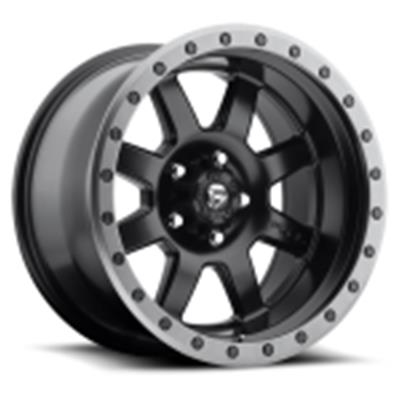 Fuel Off-Road Trophy D551 Series Matte Black with Anthracite Ring Wheels 20x9 Wheel, D551, 20 in. x 9 in., Aluminum, Black, 6 x 5.50 in. Bolt Circle, 5.000 in. Backspace