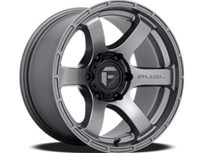 Fuel Off-Road Rush D819 Textured Anthracite Wheels 17x9 Wheels, D819, Aluminum, Finish, 17 in. x 9 in., 6 x 114.30mm/4.5 in. Bolt Circle, 5.04 in. Backspace, Each