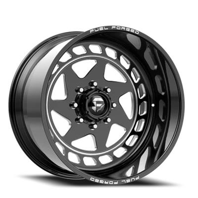 Fuel Off-Road Zillion FF117 Gloss Black Wheels with Milled Accents 22x12 Wheels, FF117, 22 x 12, Aluminum, Finish, Accents, 8 x 165.1mm/6.5 in. Bolt Pattern, 4.93 in. Backspace, Right Side, Each