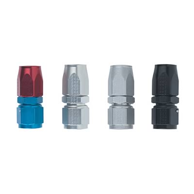 Fragola -16AN Straight Power Flow Hose End - Blue/Red