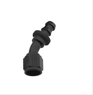 Fragola -10AN Push-Lite End 30 Degree - Black