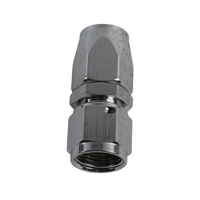Fragola -8AN Straight Pro-Flow Hose End Chrome