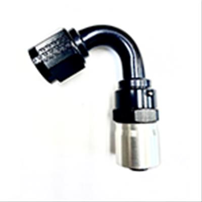 Fragola -8AN Male Rad Fitting 120 Degree Sport Crimp Hose End