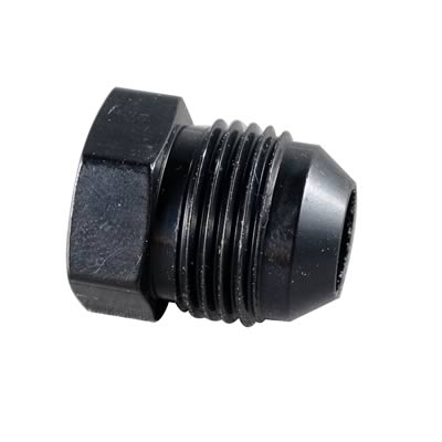 Fragola -8AN Aluminum Flare Plug - Black thumbnail 2