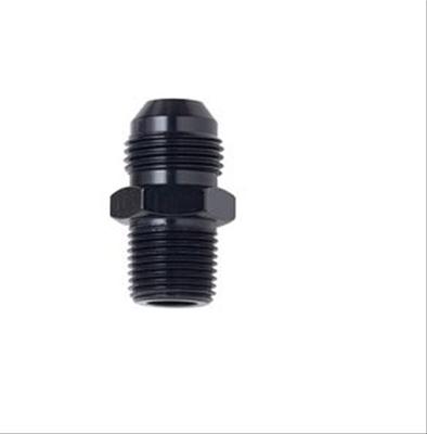 Fragola -6AN x 3/8 NPT Straight Adapter - Black thumbnail 2