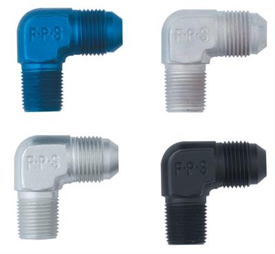 Fragola -6AN x 1/4 NPT 90 Degree Adapter Blue w/ NOS Screen thumbnail 2