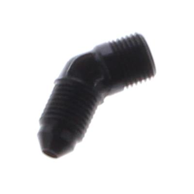 Fragola -3AN x 1/8 NPT 45 Degree Adapter - Black thumbnail 2