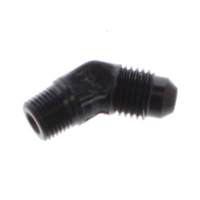 Fragola -4AN x 1/8 NPT 45 Degree Adapter - Black thumbnail 2