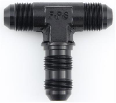 Fragola -10AN Bulkhead Tee - Black thumbnail 2