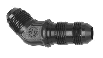 Fragola -3AN x 45 Degree Bulkhead - Black thumbnail 2