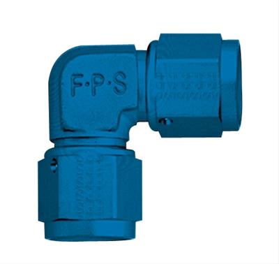 Fragola -4AN x 90 Degree Female Coupler - Black thumbnail 2