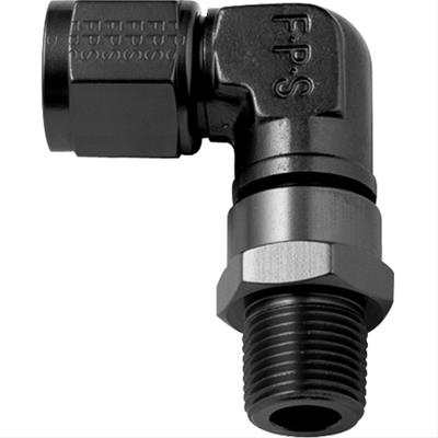 Fragola -8AN x 16mm 90 Degree Swivel - Black thumbnail 2