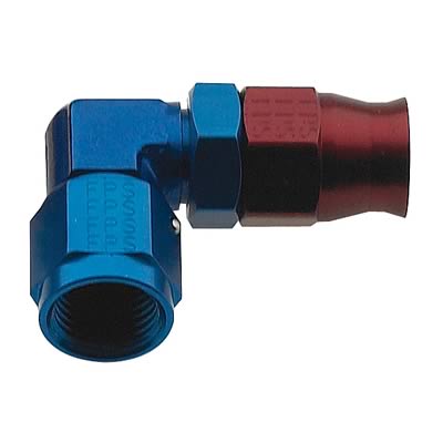 Fragola -3AN 90 Degree Hose End - Alum