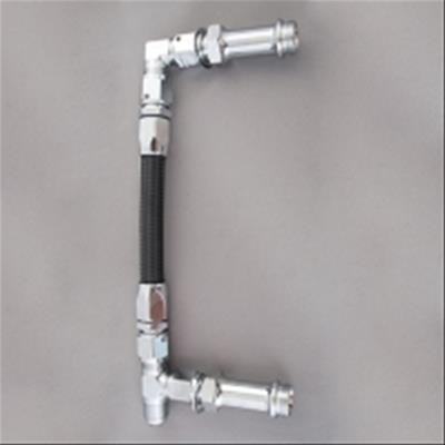 Fragola 7/8-20 Dual Inlet 4150 -8AN Competition Fuel Line Kit