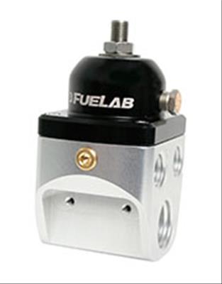 Fuelab 585 Carb Adjustable 4 Port FPR Blocking 4-12 PSI (2) -10AN In (4) -6AN Out