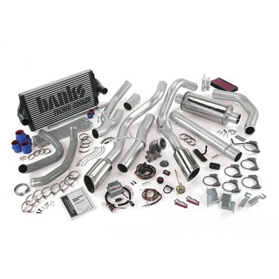 Banks Power Exhaust Extension Kits 53518 Pipes, Pipe, Stainless Steel, Natural Finish, 4.00 in. Diameter, 34 in.Long, Ford, 7.3L, Kit thumbnail 2