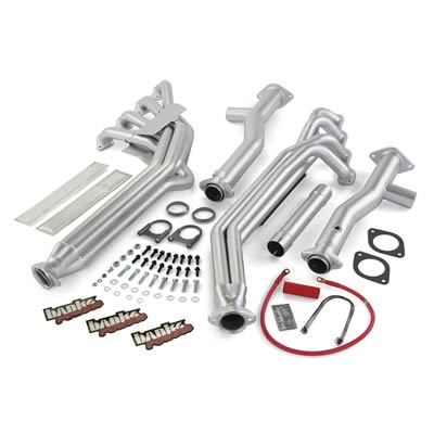 Banks Power TorqueTube Exhaust Headers 49504 Headers, TorqueTubes, Stainless, Long Tube One-piece, Heat Shield, GM, 8.1L, Workhorse, Class-A, W-Series Motorhome, Pair thumbnail 2