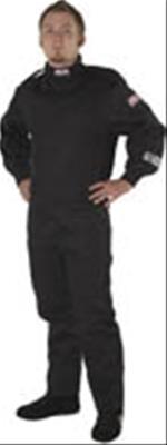 G-FORCE GF125 Driving Jackets 41264XLBK Jacket, GF125, Single Layer, Pyrovatex, Black, SFI 3.2A/1, Men's 4X-Large, Each thumbnail 2