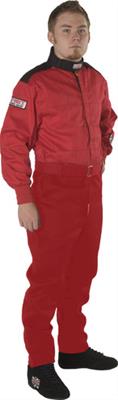 G-FORCE GF125 Driving Pants 4127XLGRD Pants, GF125, Single Layer, Pyrovatex, X-Large, Red, SFI 3.2 A/1, Each thumbnail 2