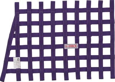 G-FORCE Ribbon Window Nets 4134PU Net, Ribbon, Trapeziod, 20 in. x 26 in. x 18 in., Purple, Each
